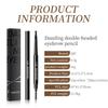 Makeup Automatic Rotation Waterproof Eyebrow Pencil Double Head Natural Makeup Is Not Easy To Decolorize Unibrow Beginners