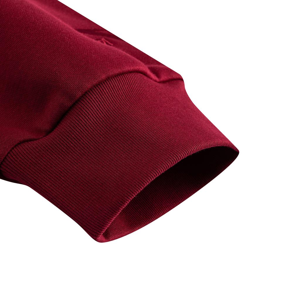 Anta Warm Fleece Pullover Sweatshirt Men Tops Lychee-Red 952618708-6