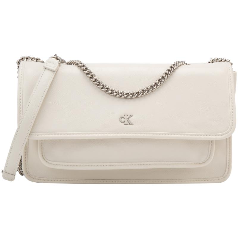 

Новая женская сумка через плечо CALVIN KLEIN из синтетического материала молочно-белого цвета 4K3084G-67U 27.9*13.0*16.5CM