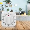 Loud and Clear Alarm Kitchen Timer 60 Minute Countdown Mechanical Design Portable for Study Sports Naps Essential Kitchen Tool