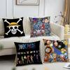 Cartoon Throw Pillow Covers Living Room Decoration Printed Sofa Cushion Cover Polyester Soft Pillowcase