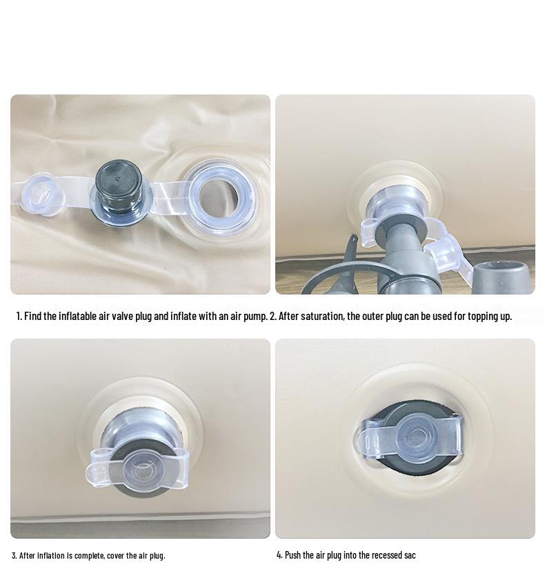 Inflatable Double Mattress with Electric Air Pump - Portable for Home and Outdoor Use