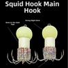 Glow In The Dark Glow In The Dark Lure Hooks Fishing Lure Accessories  For Octopus Fishing