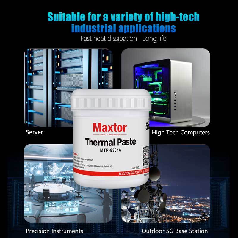 Maxtor 11.2W/mk Tepelná pasta Vysoce výkonná tepelně vodivá pasta pro Intel procesor PC CPU GPU PS4 Počítačové chlazení