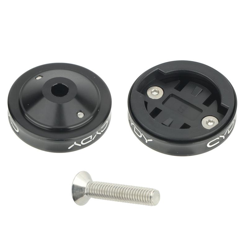 CYDY Supporto Bici GPS Culla per Bicicletta Montaggio Tappo Manubrio Supporto Contachilometri Staffa Ciclismo Porta Computer Per Garmin Bryton