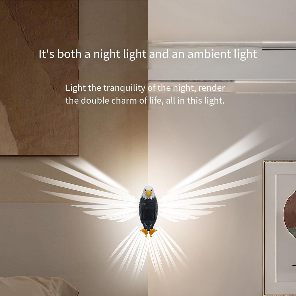 ABS American Eagle Night Light Durable And Wear-resistant Aplique Da Parete Bedroom Interior Light