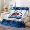 Colorado Avalanche2 Flannel Blanket, High quality Comfortable for All Seasons, Home Decor, Warmth and Comfort
