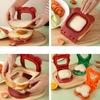 Stainless Steel DIY Sandwich Cutters Mould Heart-Shaped Lunch Box Decor Toast Bread Mold Sealer Flip Sandwich Cutting Tool