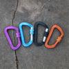 Small Branded Galvanized Aluminum Alloy Carabiner-Safety Screw Lock Snap Clip Heavy Duty for Industry Outdoor Use Dog Leash