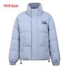 Unisex Short Loose Duck Down Puffer Jacket