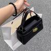 Bag Women's New High-end Texture Niche Retro Metal Buckle Shoulder Bag Commuter Versatile Messenger Bag
