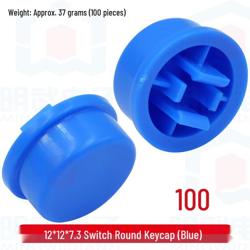 Mingwu Electronics Colorful Round Keycap Switch Caps - B3F Plastic Accessories