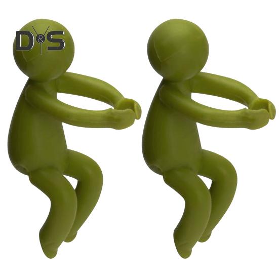 1 Pc/6 Pcs Plant Support Waterproof Plant Propagation Buddy Mini Man Plant Holder for Cut Flowers Sprouts Plant Nurturing