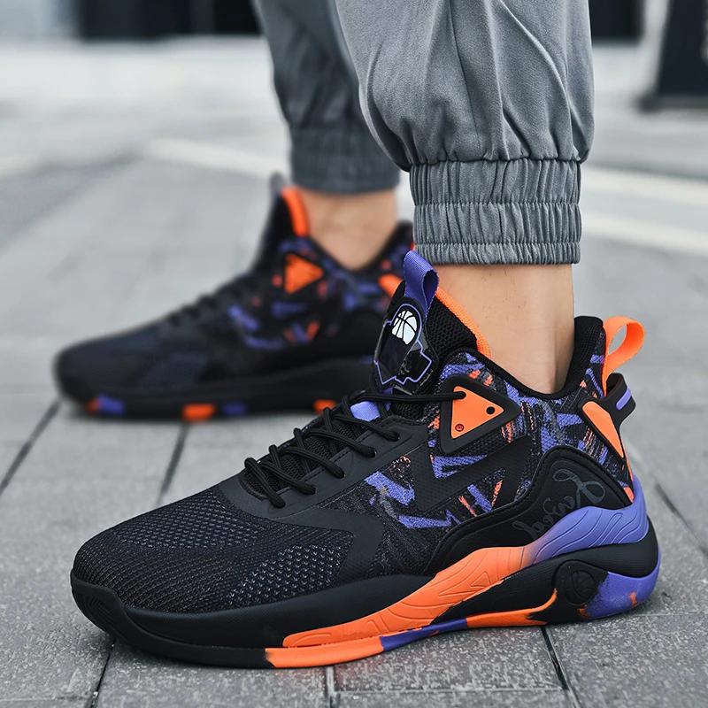 

2025 Взрывы Мужская обувь Износостойкая баскетбольная обувь Мужская обувь оригинальные товары кроссовки Осень Мужские противоскользящие кроссовки 48