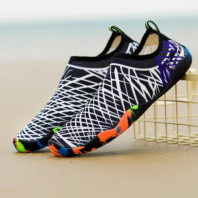 Unisex Wasserschuhe Outdoor Bequem Leicht Strand Barfuß Schwimmen Schnorcheln Surfen Schnelltrocknend Wassersportschuhe