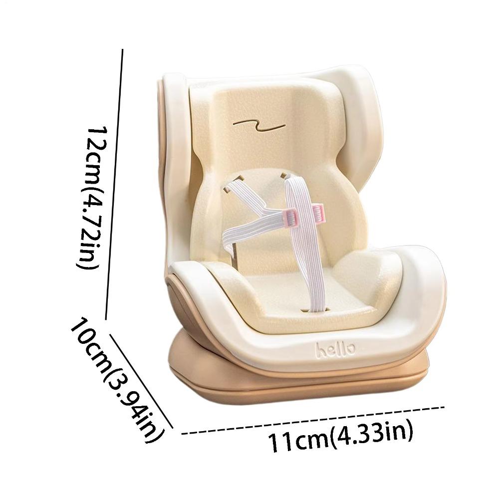 

Mini Size Car Doll Safety Seat Plush Material Mini Plush Safety Seat Doll Car Seat Car Interior Style A