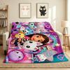 Cat Friends Flannel Blanket Throw Blanket Soft Warm Sofa Bed Camping Home Decor Unique Christmas Gift C9211894