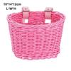 with Belt Kids Bike Basket 10 Colors Retro Woven Bicycle Basket  Bicycle Accessories