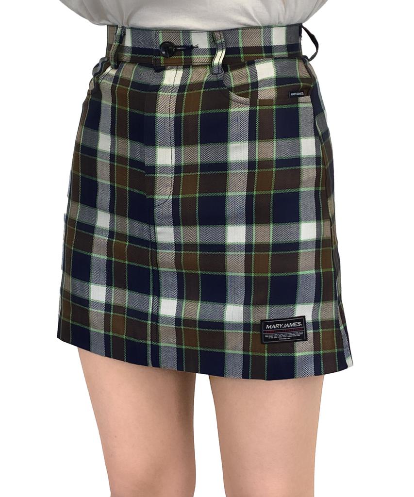 Mary James (W) Wintry Skirt - Navy