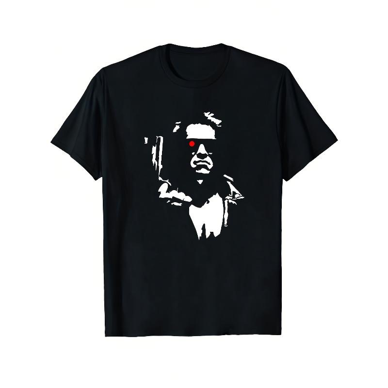 European Size Terminator T-Shirt Comic T800 Gift M1, Casual Clothing, Street Fashion,Personalized T-Shirt,P-Themed Shirt, Comfortable Fit, Soft Fabric