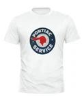Pontiac Service Distressed Logo T-Shirt Schwarz Weiß T-Shirt Alle Größen