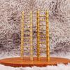 Brass Bamboo Ascending Cloud Ladder: Handcrafted Home Decor & Housewarming Gift