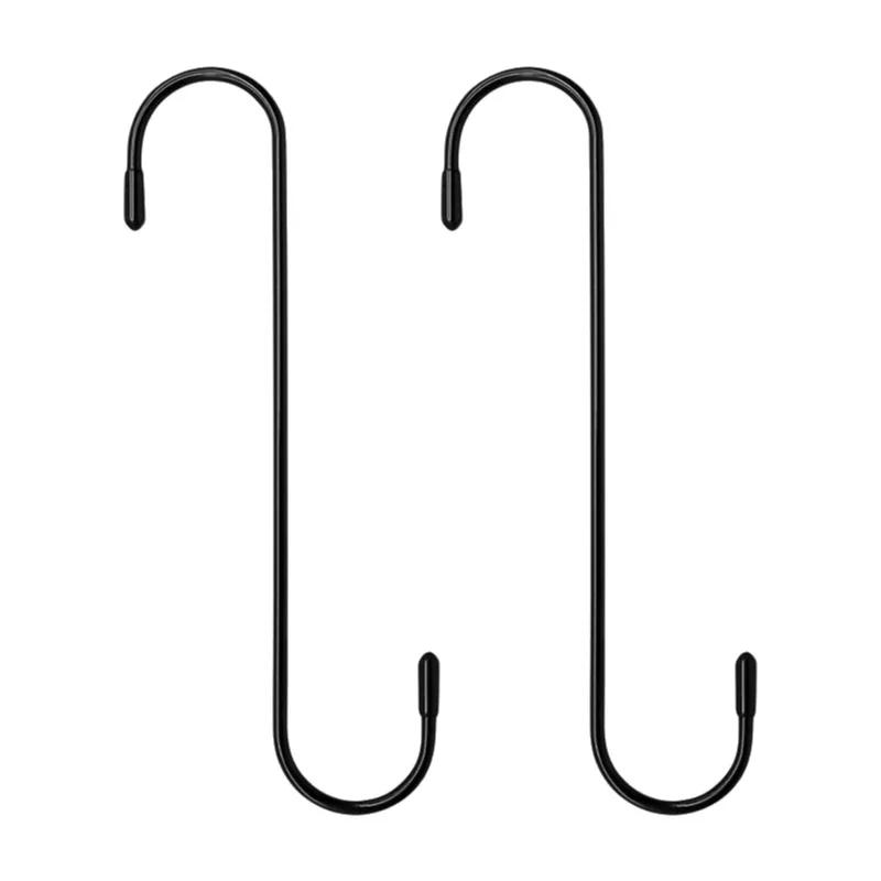 S-Shape Hanger Car Caliper Hook Tool Brake Caliper Hanger Hooks with Rubber Tips for Bearing Axle Automotive Accessories 4/1pcs