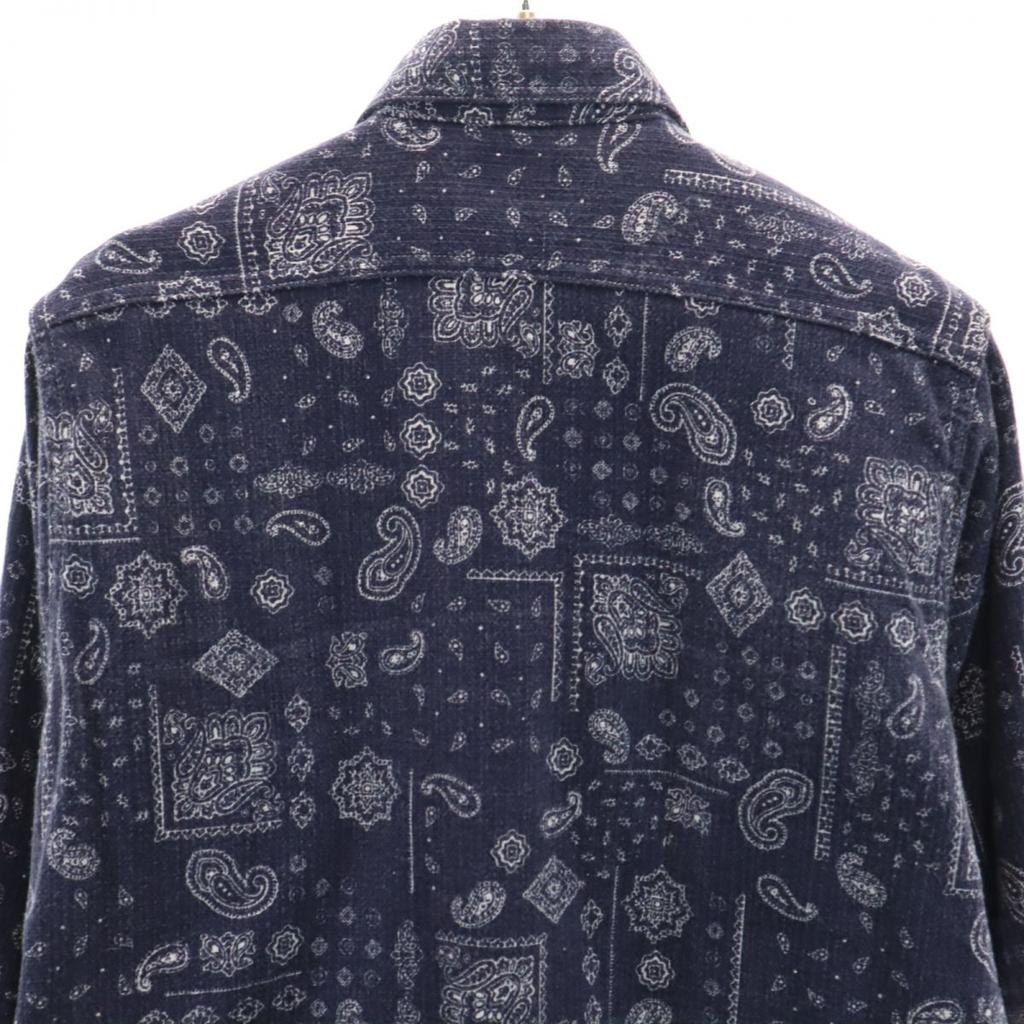 SUGAR CANE Made In Japan Toyo Enterprise SC25565 Paisley Long Sleeve Shirt Men's Used