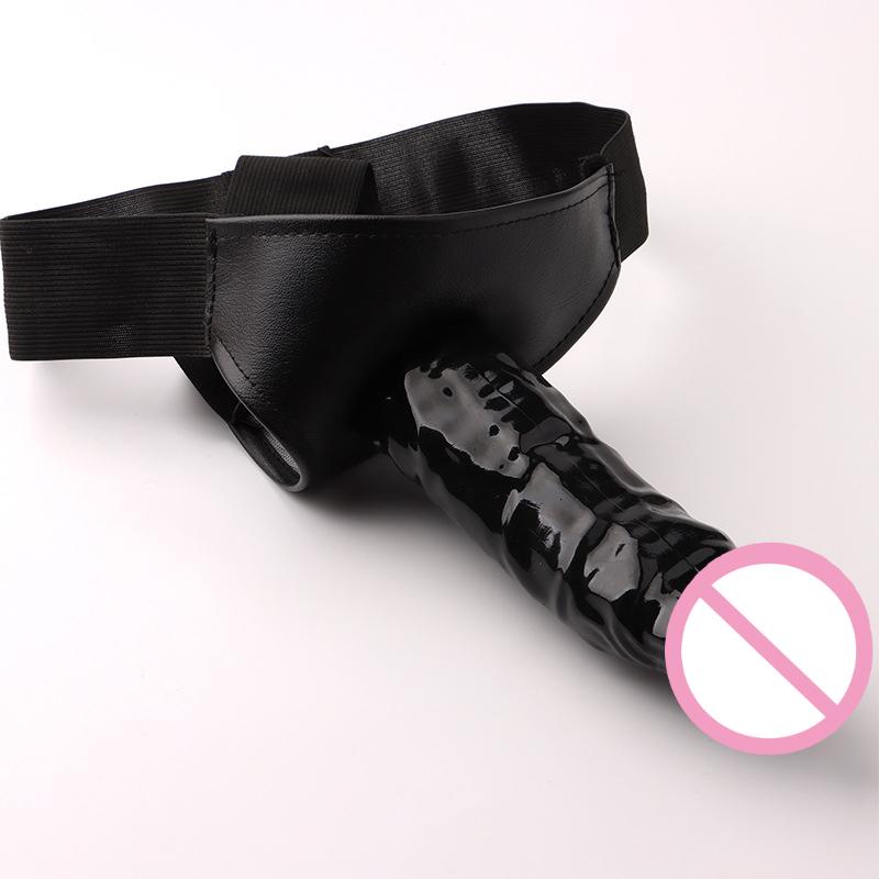 20cm Strap On Dildo Hollow Penis Sleeve Ertable 15cm Penis Enlargement Condoms Sex Toys for Lesbian Adult Toys Big Dick