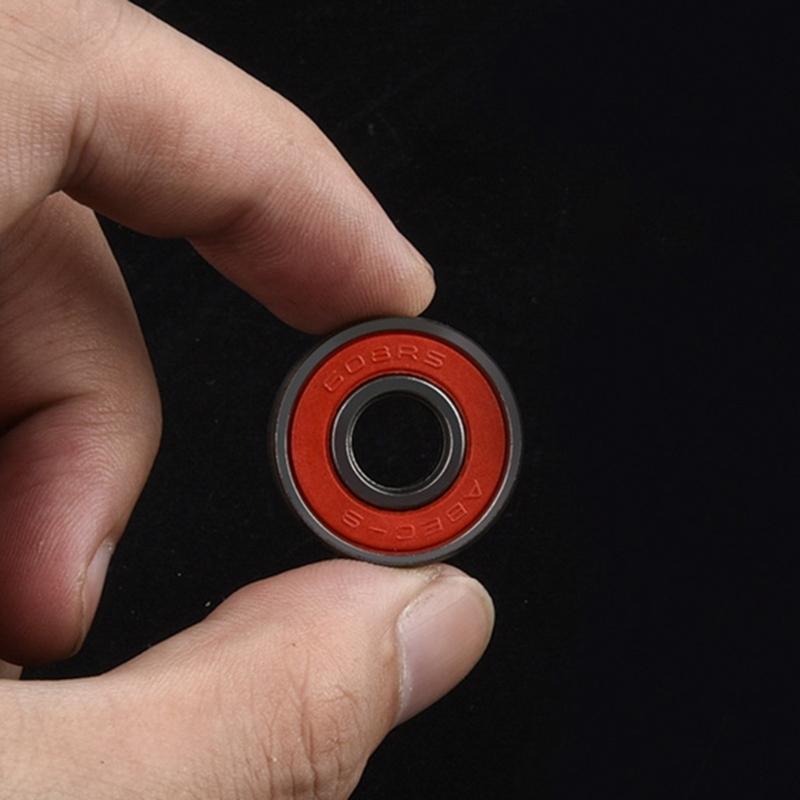 8Pcs High Speed Bearings Roller Skate Wheel Bearings Skate Scooter Steel Bearings High Performances Roller Easy To Use