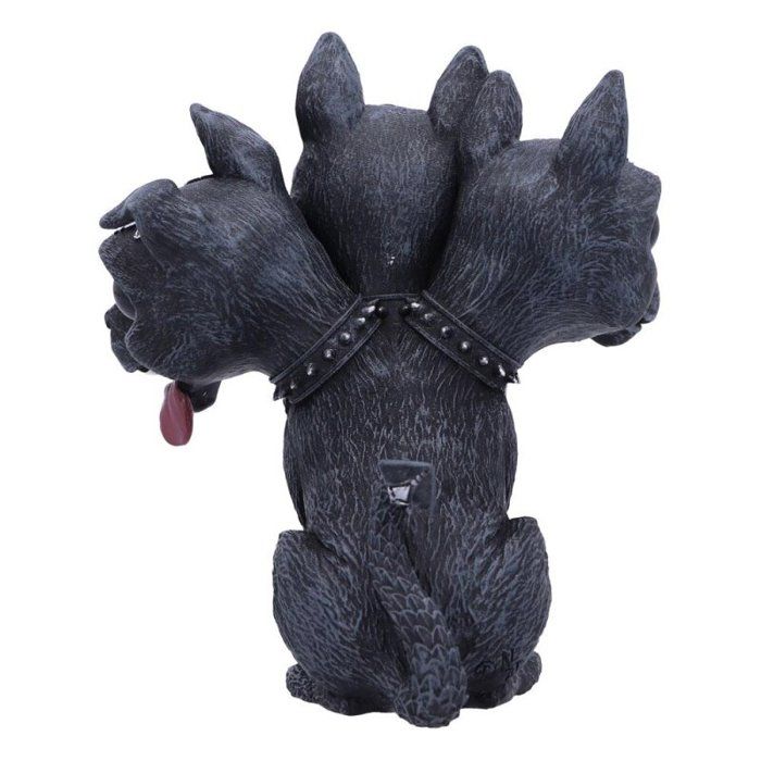 Figurine - nemesis now - cult cuties cerberus - noir - 10,5 cm - résine