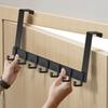 Storage Porch Storage Hooks Over The Door Free Punching Hanger Aluminum Row Hook  Coat