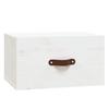 Wall Mounted Nightstand White 40 x 29.5 x 22 cm