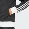 adidas Originals Letter Logo Striped Stand Collar Jacket Women Jackets Black HZ3743