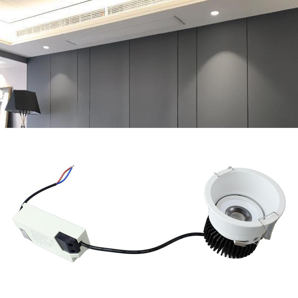 10W Recessed LED   for   Light Absorption 30 degrees    100 to 265V Embedded Downlight for Living Room Hotel