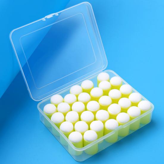 30/32Pcs Finger Sponge Daubers Painting Sponges Set with Storage Box Craft Sponge Daubers for DIY Crafting Card Making Painting Stamping