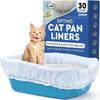 Alfapet Sifting Cat Litter Box Liners - Jumbo 30 Count, Pack of 5 - Tear-Resistant Cat Litter Bags, Waterproof Kitty Litter Liners, Fits Litterbox