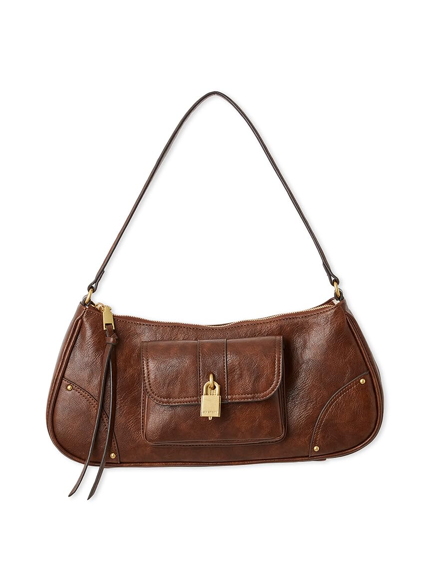 

Lily Brown Padlock Hobo Bag LWGB261306 BRW Free Size Women s