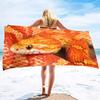 Snake Beach Towel Oversized Microfiber Bath Towel,Super Absorbent Sand Free Cool Swim Travel Spa Sport Towels for Reptile Lovers