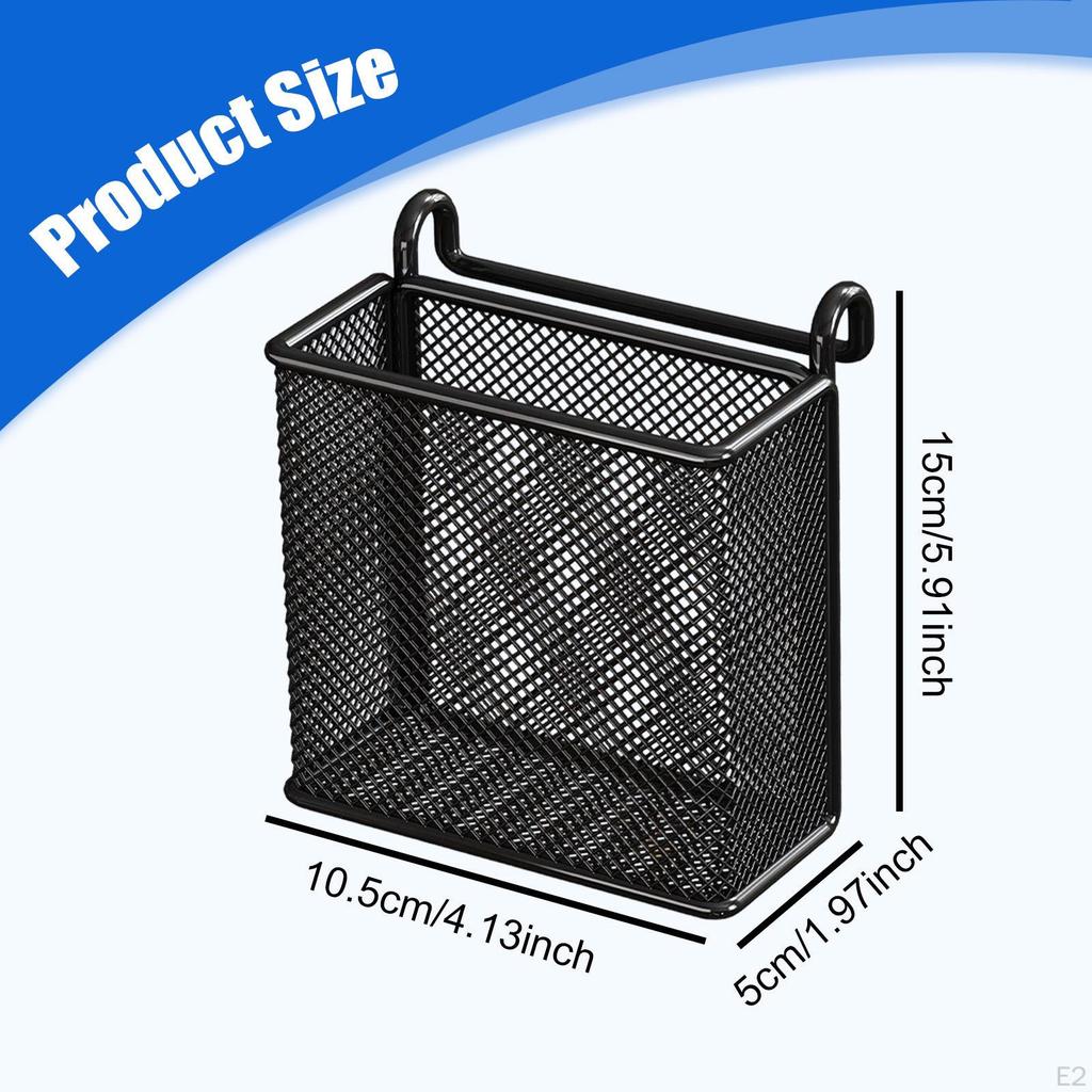 Hanging Pencil Holder Stationery Storage Basket Multifunction Ornament Container Marker Organizer
