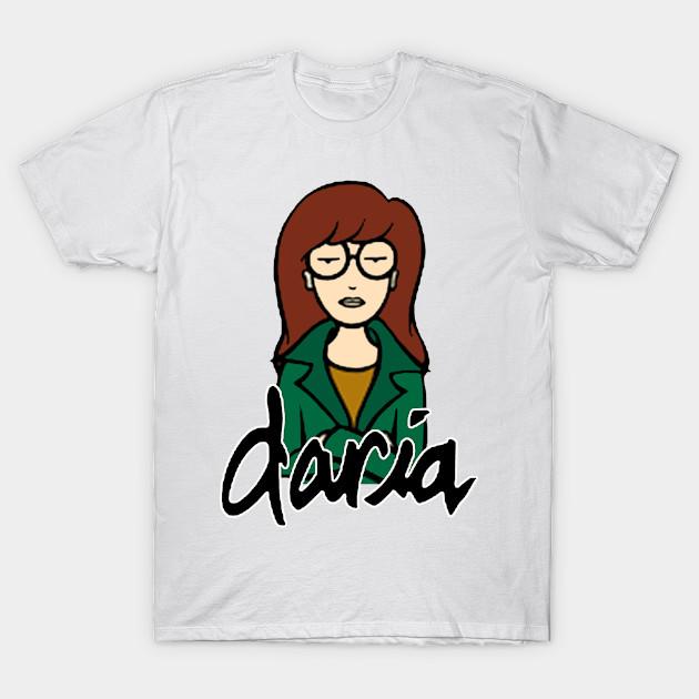 

Men Black Print T-shirt Daria No-Cut Transfer Paper Print Cotton Tshirt S білий