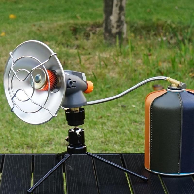 Compacts Camping Heater With Stable Tripods Base Efficient Heating For Outdoor Weather Resistant Multiple
