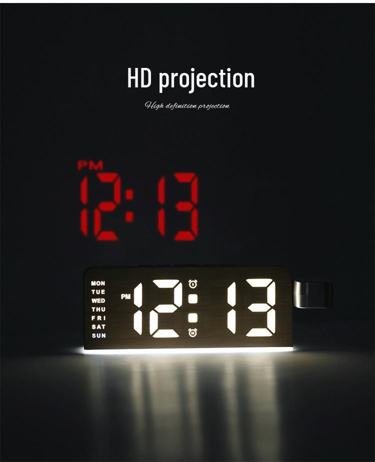 Cross-Border Bestseller: GH9019 LED Ambient Projection Alarm Clock