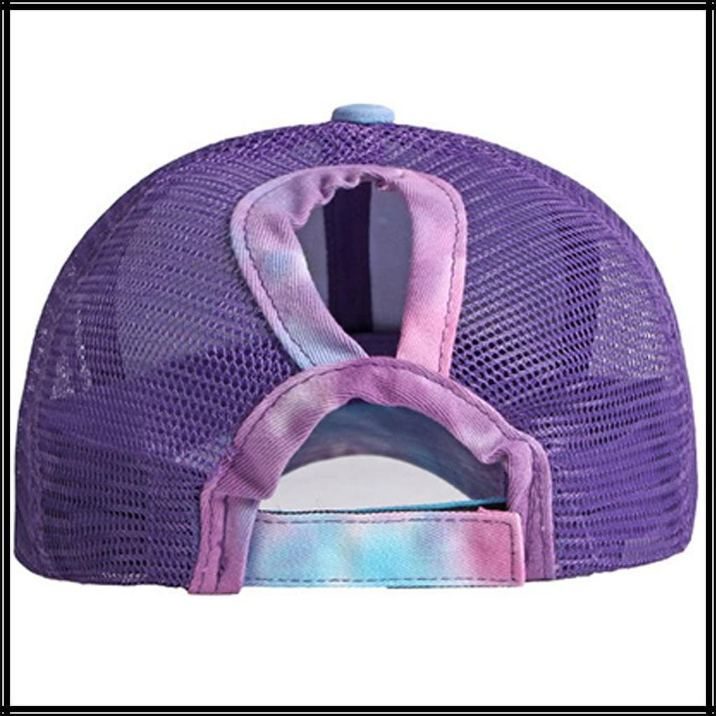 Mesh Cap Marble Pattern Hat Sports Running Outdoor CA637 [White Fang] Women's (Sky Blue)