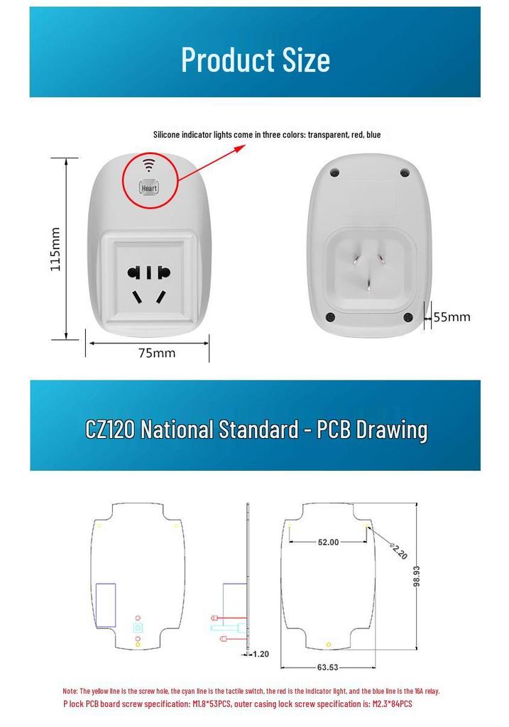WIFI Smart Socket with Mobile App Remote Control for Smart Home