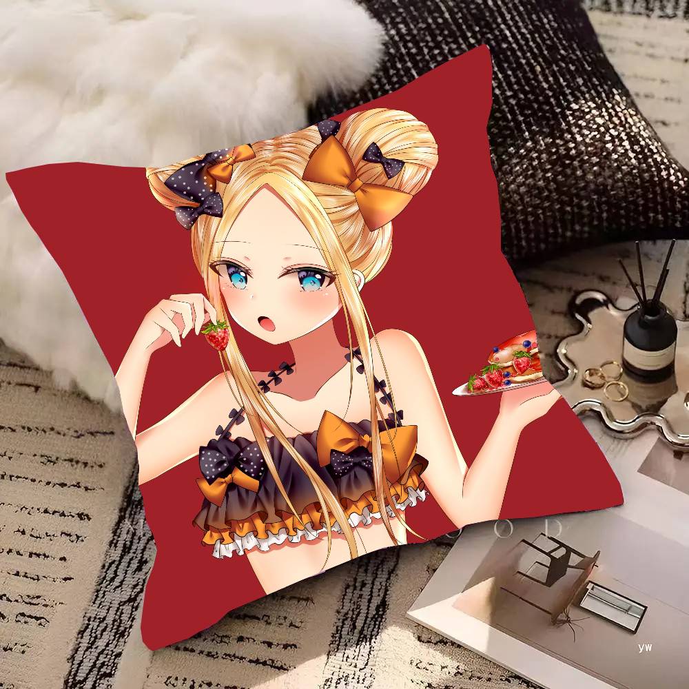 Abigail W-Williams Anime Game Fate Pillow Case Fashion Square Pillowcase Bedroom Sofa Room Ins Decoration Leisure