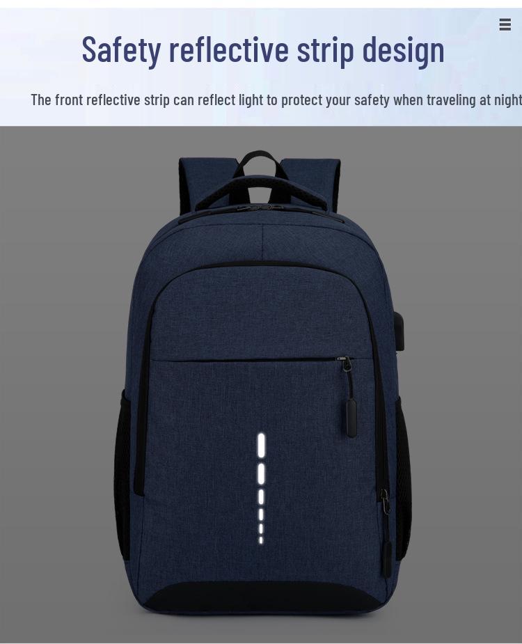 Korean Style Reflective Large Capacity Student Backpack