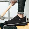 Fashion Male Safety Shoes Men Steel Toe Work Sneakers Breathable Work Shoes Work Safety Boots Men's Sports Shoes Hiking Shoes