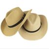 Wide Brim Western Cowboy Hat UV Protection Straw Cap Fashion Beach Cap  Outdoor