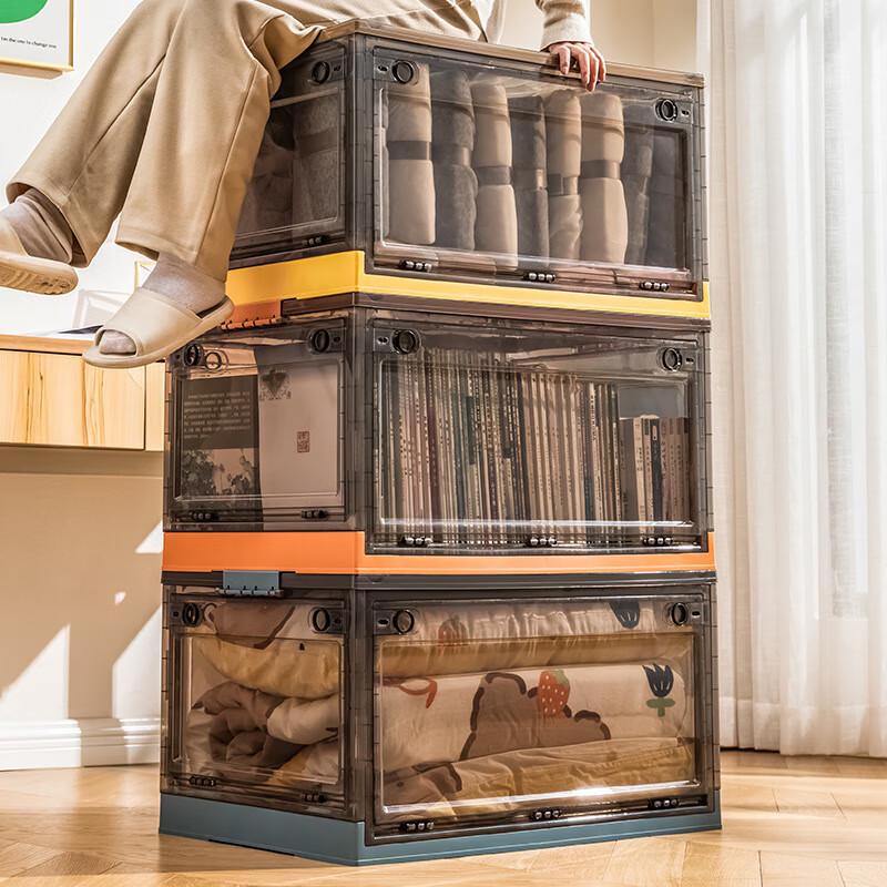 Miling Foldable Transparent Clothes Storage Box